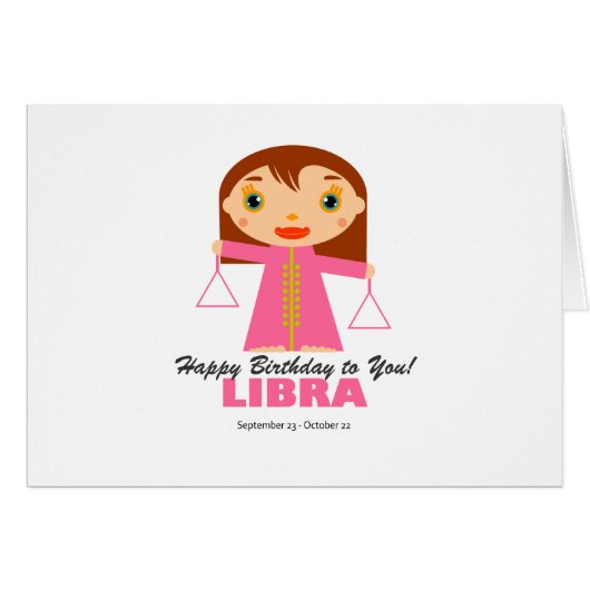 Libra Zodiac for Kids (Front Horizontal)