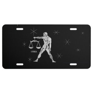 Libra Zodiac License Plate