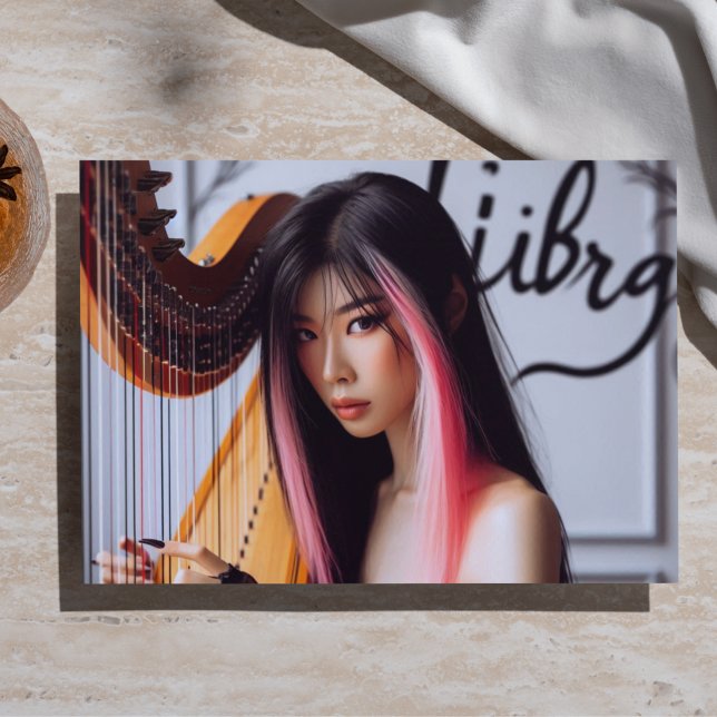 Libra Zodiac Musician Harp Decoupage  Tissue Paper (Creator Uploaded)