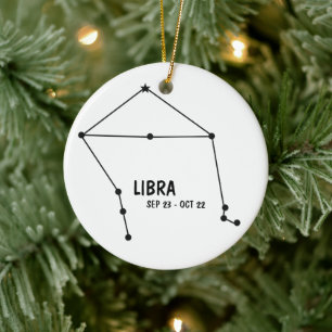 Libra Zodiac Ornament