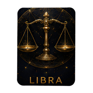 Libra Zodiac Scales Celestial Astrology Symbol Magnet