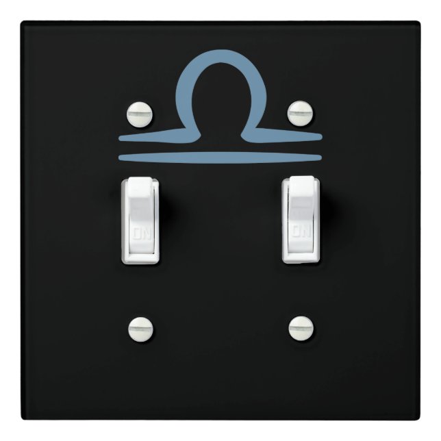 LIBRA Zodiac September October Birthday Astrology  Light Switch Cover (In Situ)
