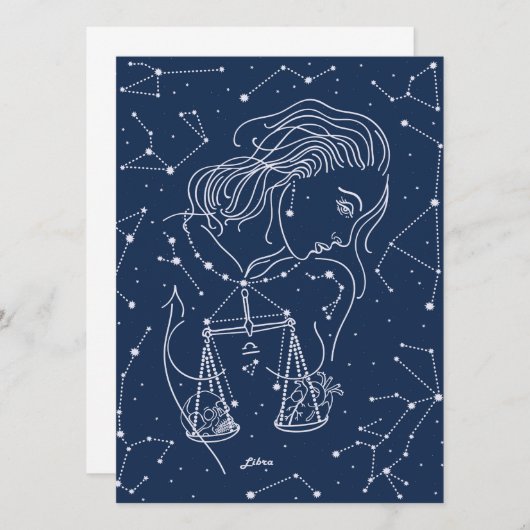 Libra zodiac sign (Front/Back)