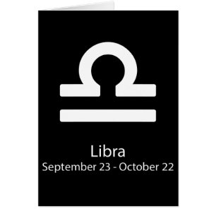 Libra Zodiac sign Astrology Cards