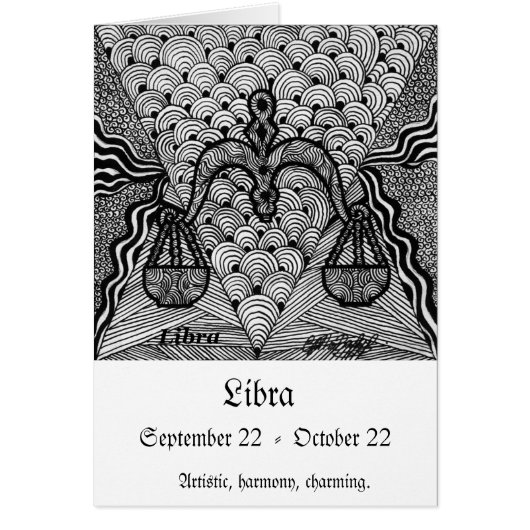 Libra (Zodiac sign) Cards (Front)