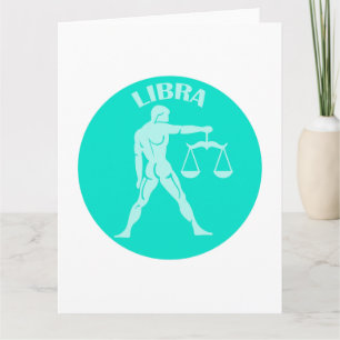 Libra, Zodiac Sign, Horoscope, Astrology Card