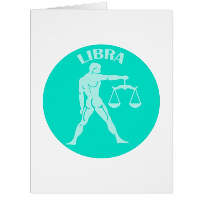 Libra, Zodiac Sign, Horoscope, Astrology Cards (Front)