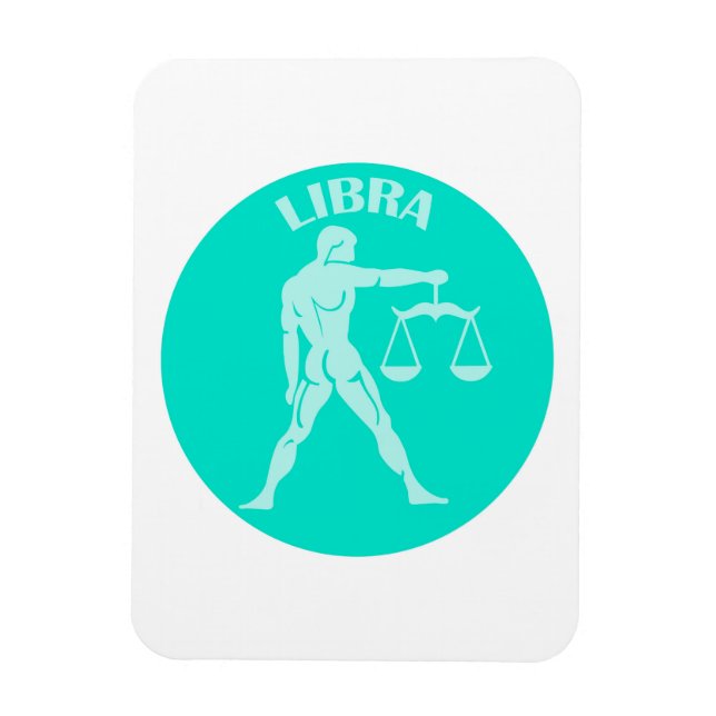Libra, Zodiac Sign, Horoscope, Astrology Magnet (Vertical)