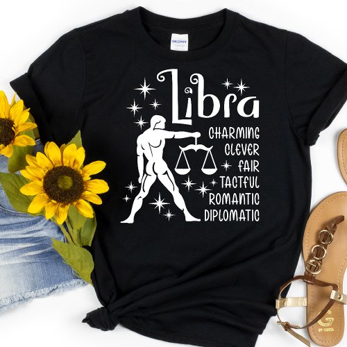  Libra Zodiac Sign Horoscope Personality Traits T_Shirt