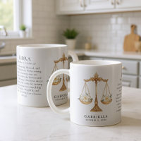 Libra Zodiac Sign Horoscope Personalized Gift