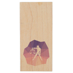 Libra zodiac sign modern USB 16GB flash drive