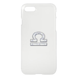 Libra Zodiac Sign on Fuchsia Camo iPhone SE/8/7 Case