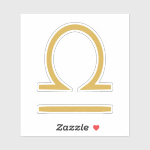 Libra Zodiac Sign Sticker