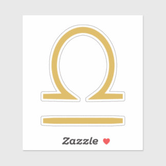 Libra Zodiac Sign  Sticker
