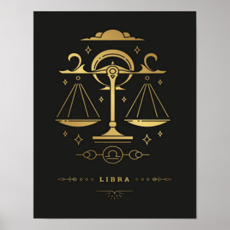 Libra Zodiac Sign - Vintage Cute Birthday Gift