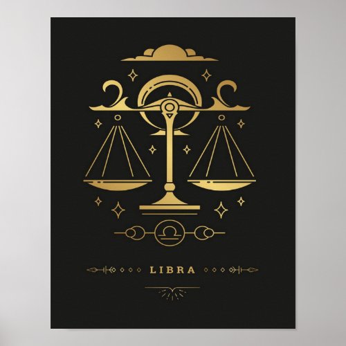 Libra Zodiac Sign _ Vintage Cute Birthday Gift