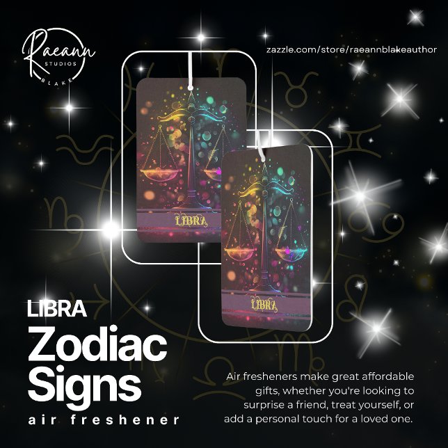 Libra Zodiac Signs Celestial Air Freshener (Creator Uploaded)
