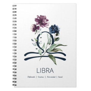Libra Zodiac Star Sign Notebook
