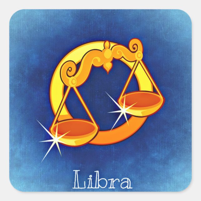 libra zodiac stickers (Front)
