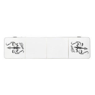 Libra Zodiac Symbol Beer Pong Table