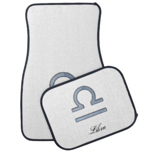 Libra Zodiac Symbol Element by Kenneth Yoncich Car Mat