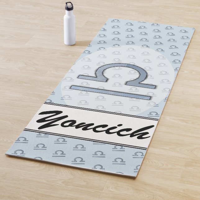 Libra Zodiac Symbol Element by Kenneth Yoncich Yoga Mat (In Situ)