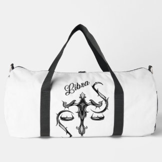 Libra Zodiac Symbol Personal Duffle Bag