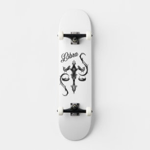 Libra Zodiac Symbol Skateboard