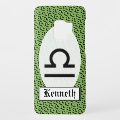 Libra Zodiac Symbol Standard by Kenneth Yoncich Case-Mate Samsung Galaxy S9 Case