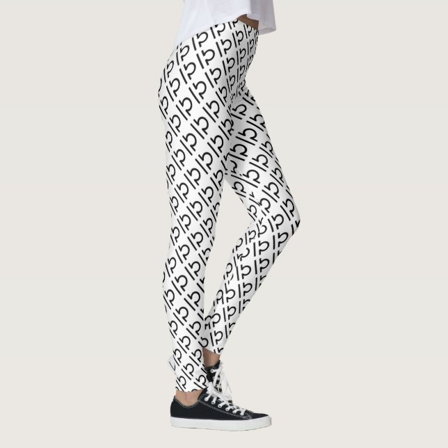 Libra Zodiac Symbol Standard by Kenneth Yoncich Leggings (Right)