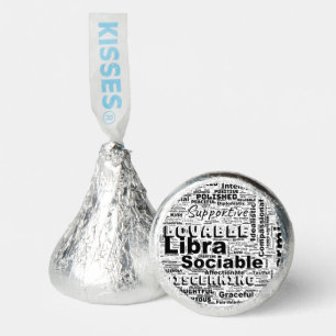 Libra Zodiac Word Cloud Inspiration Hershey®'s Kisses®