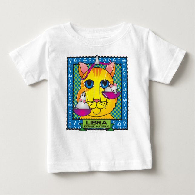 Libra Zodicat Infant T-shirt (Front)