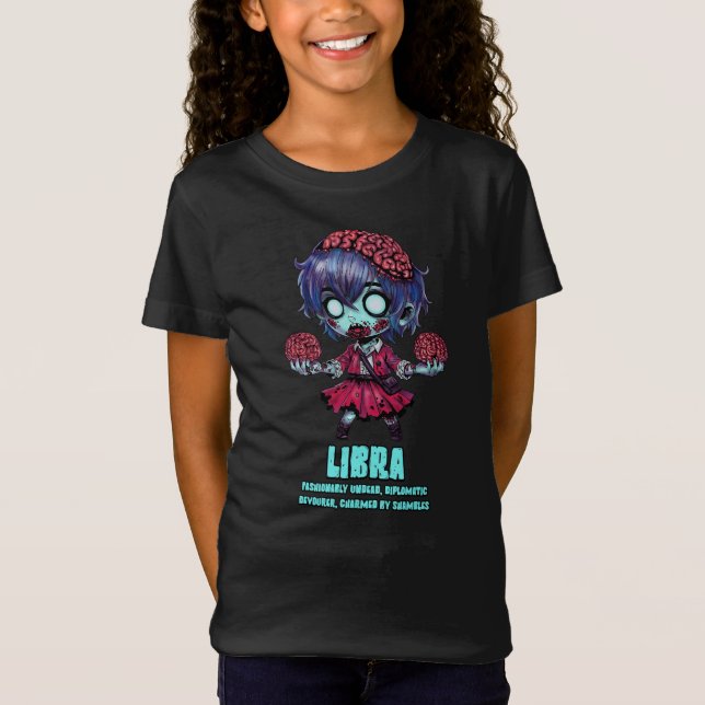 Libra Zombie T-Shirt (Front)