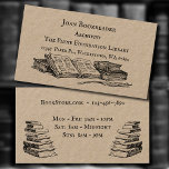 Librarian Archivist Books Custom Business Card at Zazzle