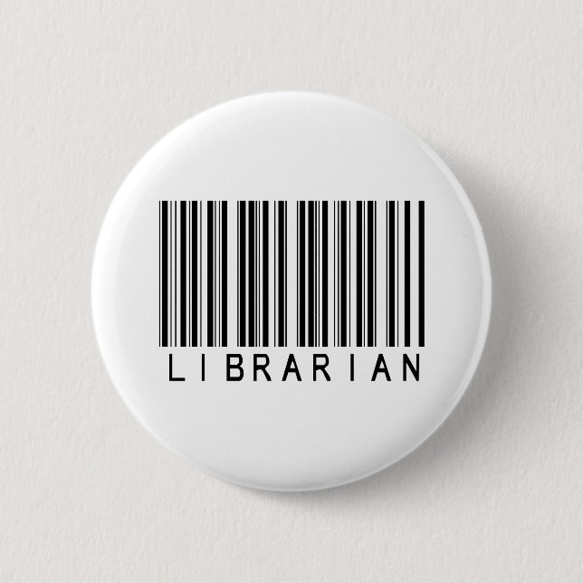 Librarian Bar Code Button (Front)