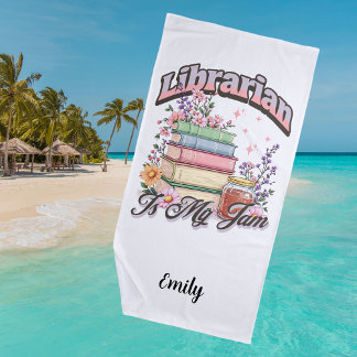Librarian Beach Towel