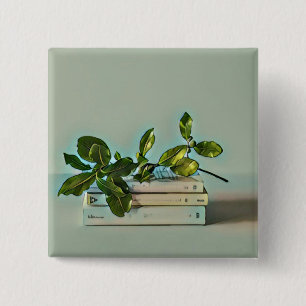 Librarian birthday gift button