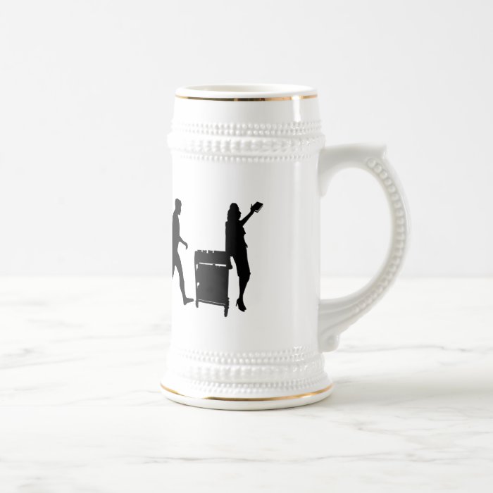 Librarian book lovers library index card gear mugs