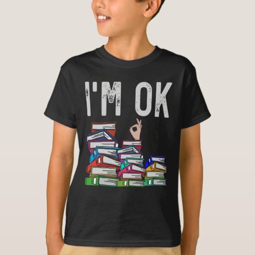 Librarian Book Reader Funny Book Lover T_Shirt