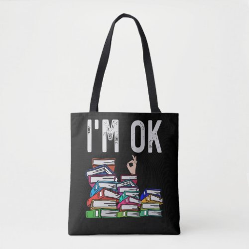 Librarian Book Reader Funny Book Lover Tote Bag