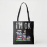 Librarian Book Reader Funny Book Lover Tote Bag