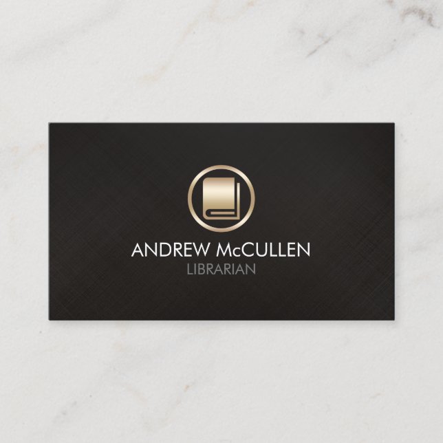 Librarian Book Store Business Card (Front)