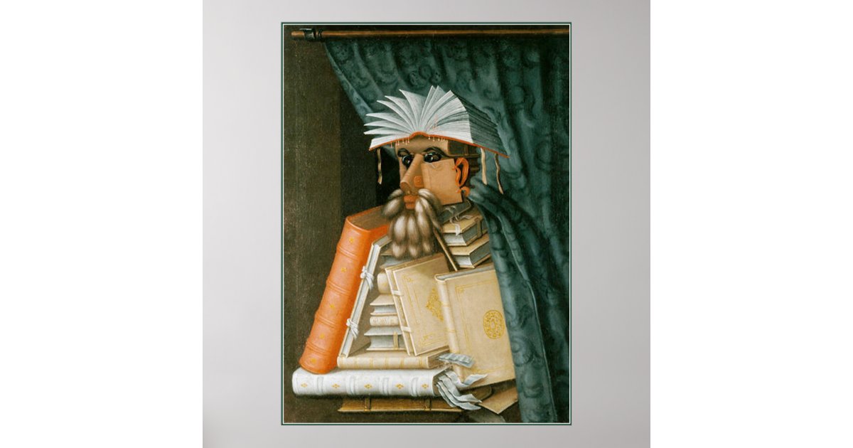 Librarian by Giuseppe Arcimboldo Poster | Zazzle