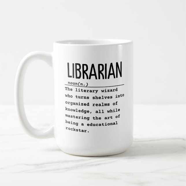 Librarian Coffee Mug (Left)