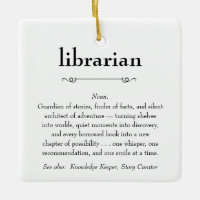 Librarian Definition Appreciation Gift