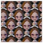 Librarian Fabric Cute Pattern for Quilting &amp; Craft