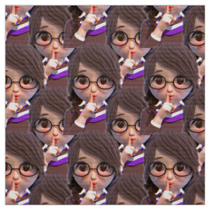 Librarian Fabric Cute Pattern for Quilting & Craft