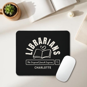 Librarian Funny Saying Book Lovers Gift Mouse Pad