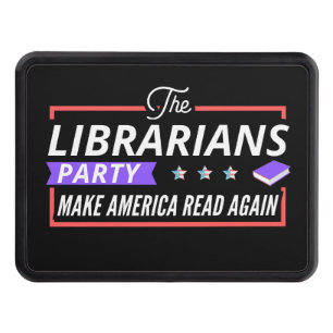 Librarian Gift for Readers, Librarian Party Hitch Cover