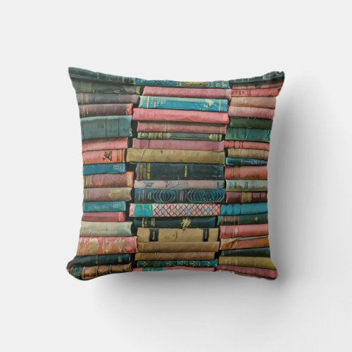 Librarian gifts for her throw pillow